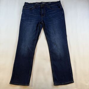 Goodfellow & Co Mens 38x30 Blue Jeans Total Flex Slim Straight Leg Denim Work